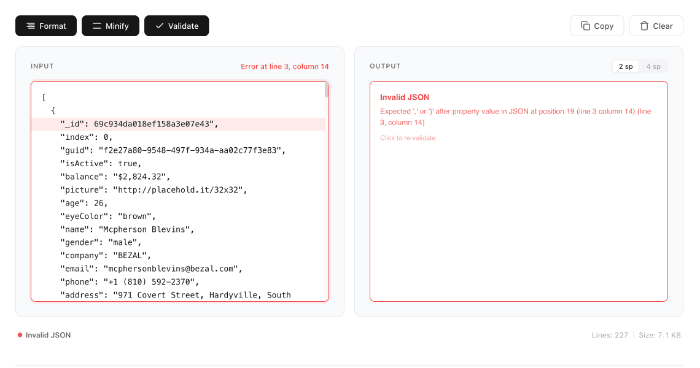 JSON Validator