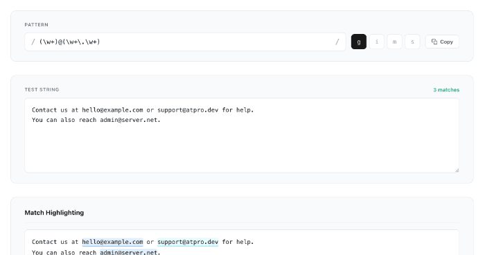 Regex Tester
