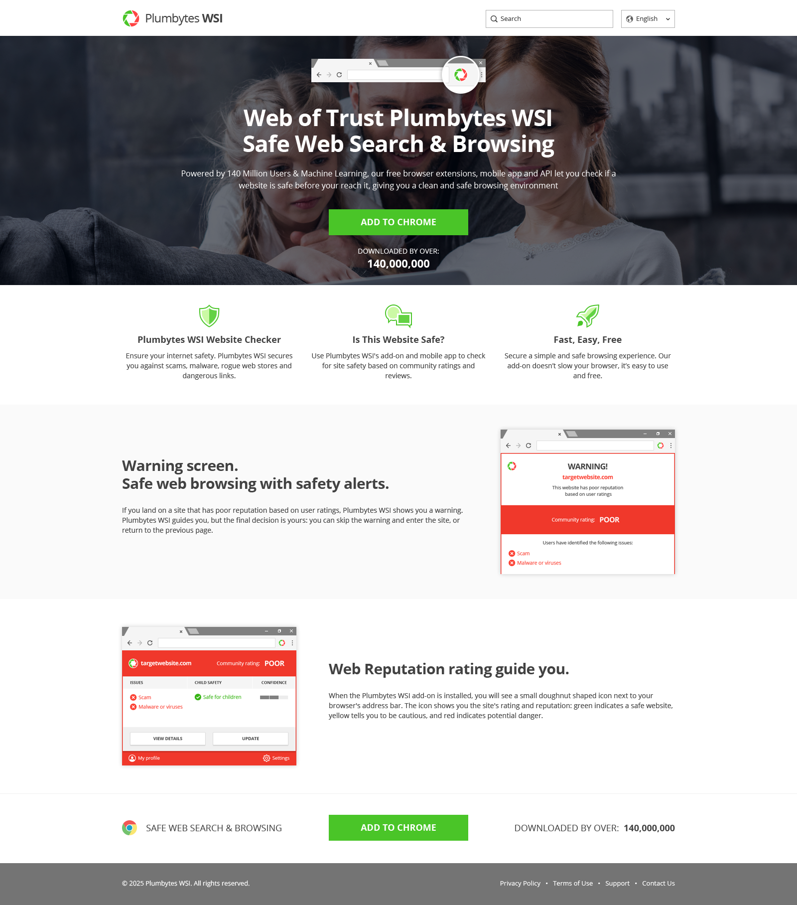 Web Browsing Extension — full page screenshot